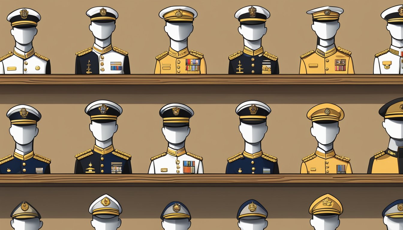 Cadet Ranks at Military Academy